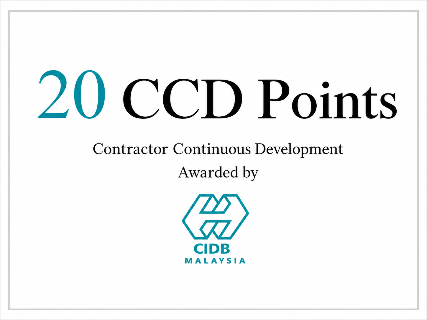 Wakil syarikat kontraktor berbincang tentang mata CCD CIDB.